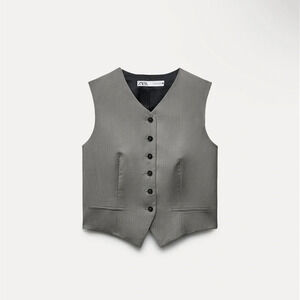 ZARA MINIMALIST WOOL VEST
